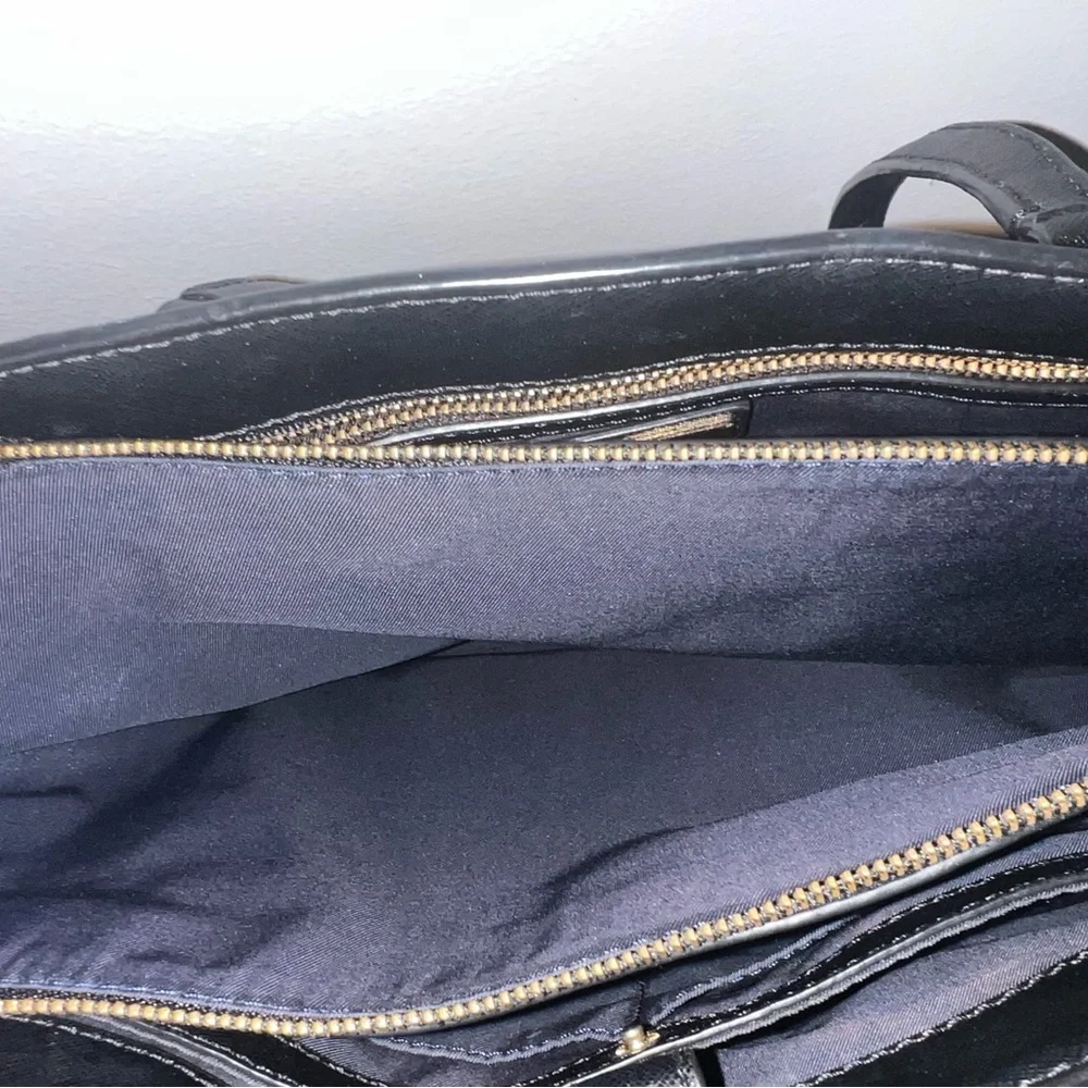 Tory Burch Black Leather Tote